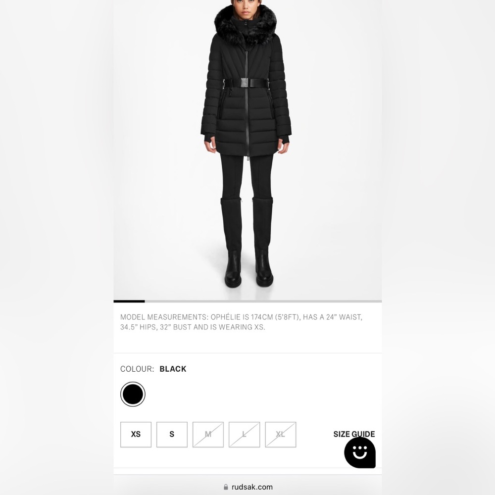 Rudsak winter jacket
